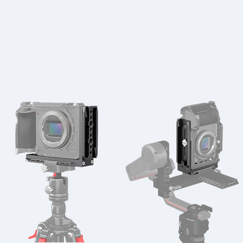 L Halterung Kamera Schnell wechsel platte für Dji Ronin S4/S3/S2 Gimbal Vertikal Stabilisator Zubehör l Form halter für Arca Schweizer – Detail 29