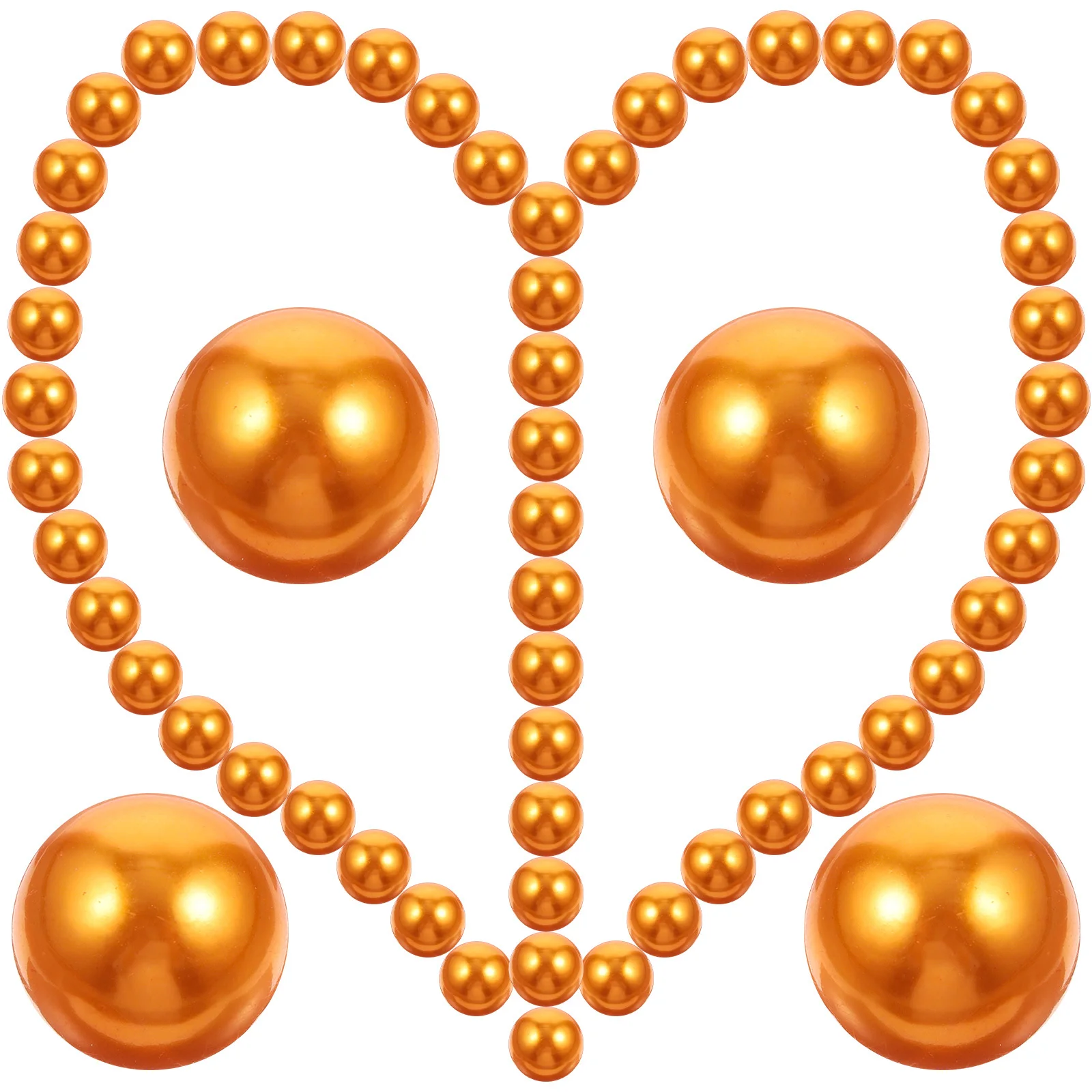 

100Pcs Floating No Hole Pearl Beads Vase Filler Decorative Vase Fillers for Flowers Craft Wedding Decor Fake Pearls for Vases