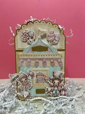 Scallop Topper Ticket Booth Metal Cutting Dies Clear Stamps for DIY For DIY Greeting Card Scrapbook Template April 2026 New view 3