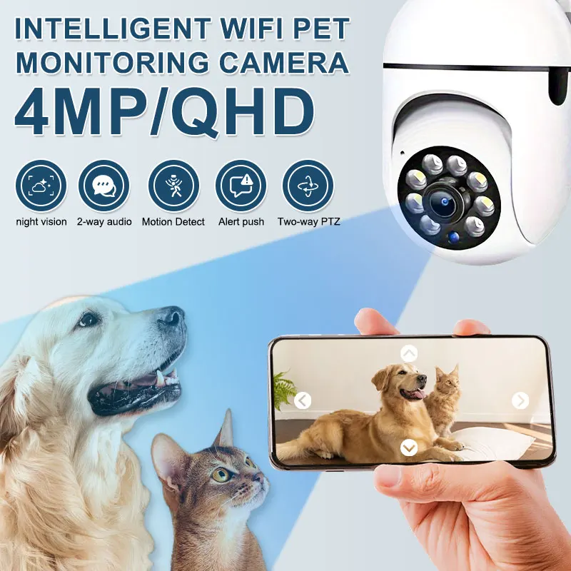 

Беспроводная Wi-Fi камера для умного дома, беспроводная камера безопасности с ночным видением, уличная беспроводная камера наблюдения с двусторонней аудиосвязью