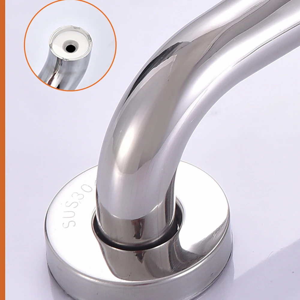 1PC Hot Sale Stainless Steel 300/400/500mm Bathroom Tub Toilet Handrail Grab Bar Shower Safety Support Handle Towel Rack