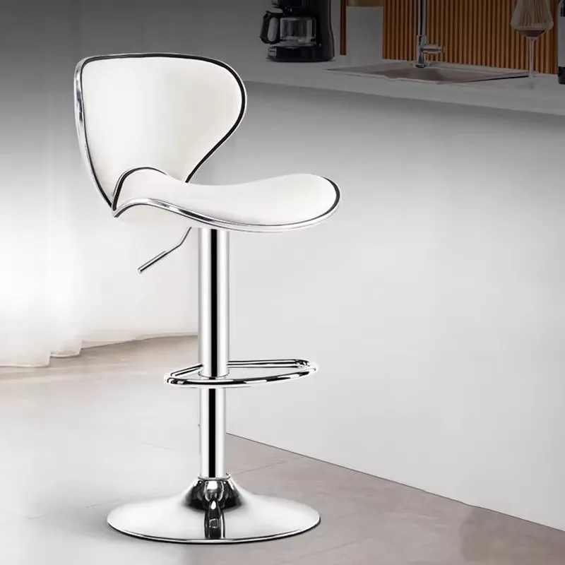 

Modern Style High Nordic Bar Stools Swivel Metal Steel Design Counter Bar Chairs Stool Luxury Furniture
