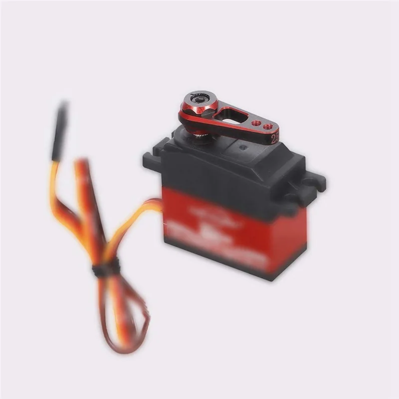 Servo bocina de brazo de Metal para coche teledirigido Futaba Savox, Emax, PowerHD, JX, SPT, HSP, Axial, SCX10,3, 2 piezas, doble orificio, 25T, 1/10