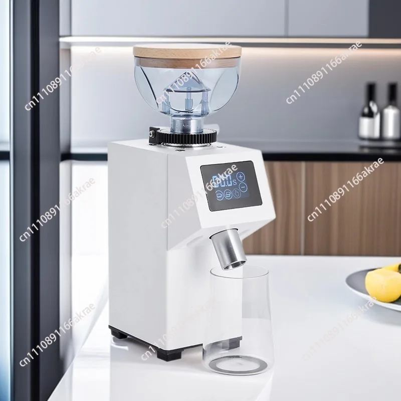 Electric Touch Screen Conical Burr Coffee Grinder Machine Professional Household Coffee Grinder Portable