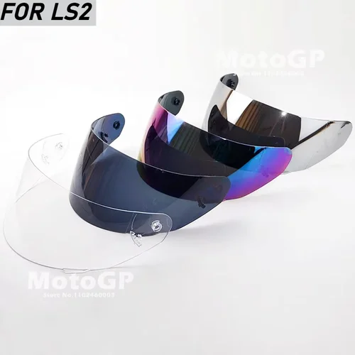 Para LS2 MHR-FF-15 casco de cristal visera para casco de motocicleta para LS2 FF352 FF351 FF802 FF369 FF384 lente de casco de cara completa