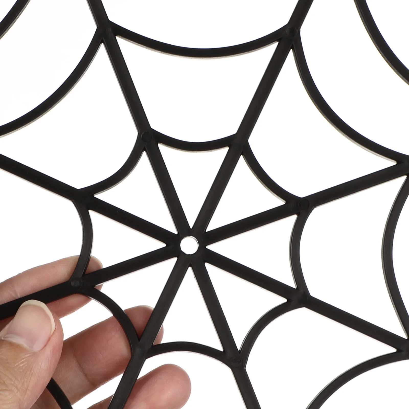 12 قطعة من زينة شبكة العنكبوت للهالوين، لوازم حفلات وهمية واقعية للمنزل، ديكور المنزل المسكون، بلاستيك فريد من نوعه