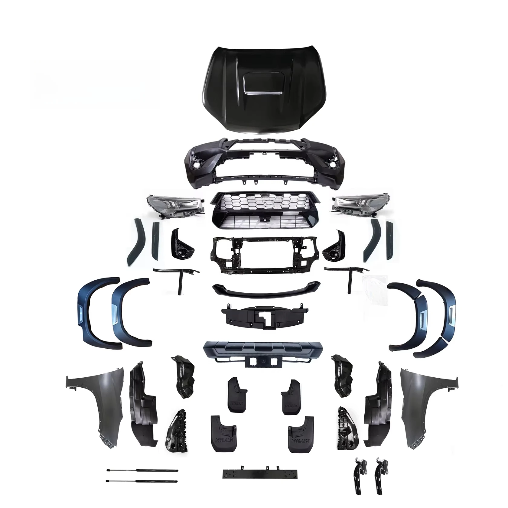 

Professional Seller Upgrade Facelift Full Car Body Kits for Automotive Hilux Vigo to 2024