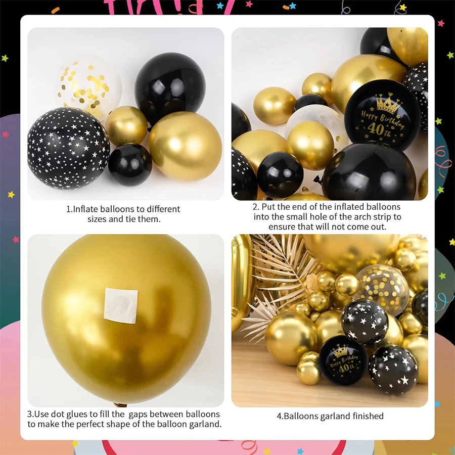40e verjaardag ballonnenboogse - Balloon Arch Kit recensie en prijs