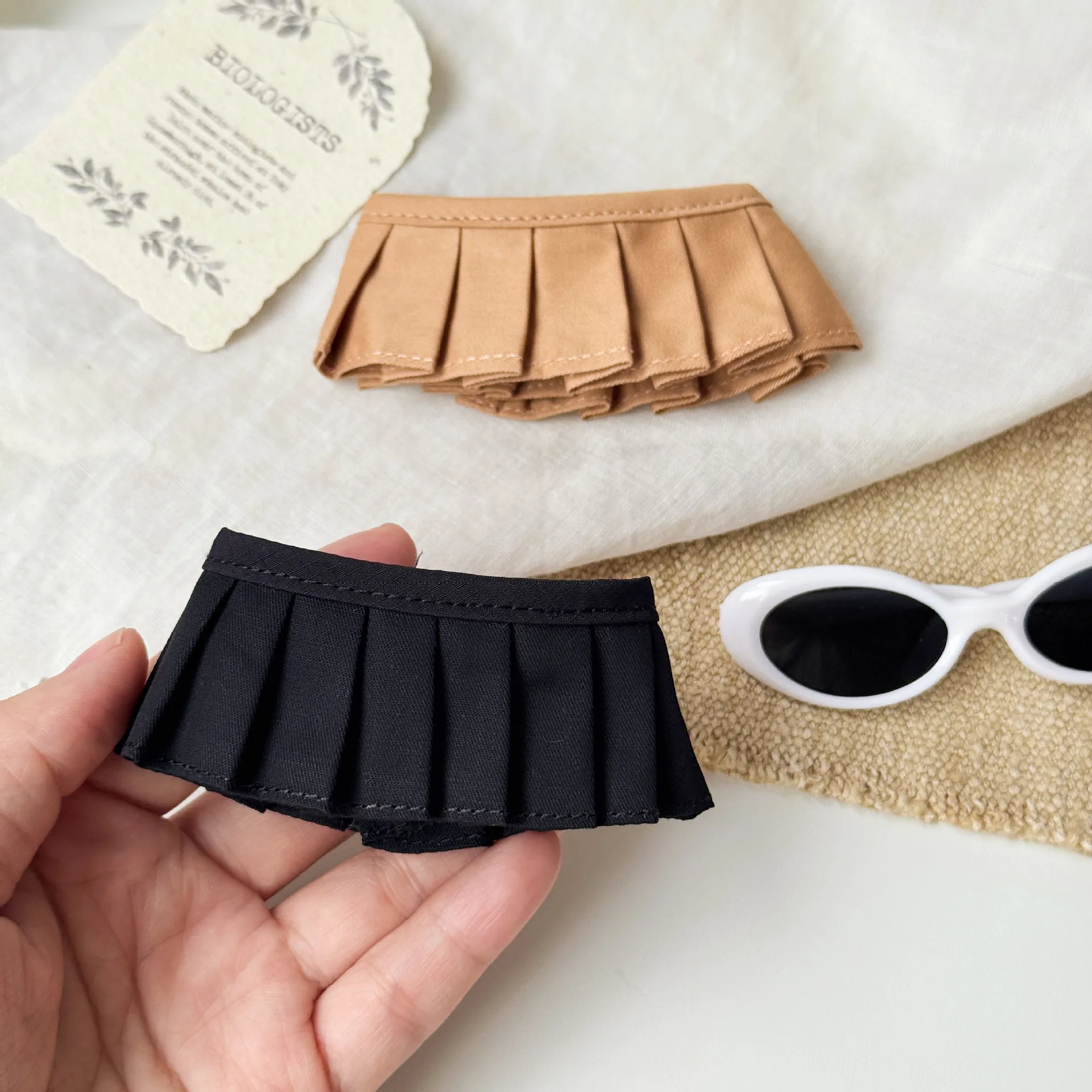 

Детская одежда 10 см, плиссированная юбка, самоблокирующаяся детская одежда с медведем оптом, кукольная одежда, мини-юбка, полуюбка