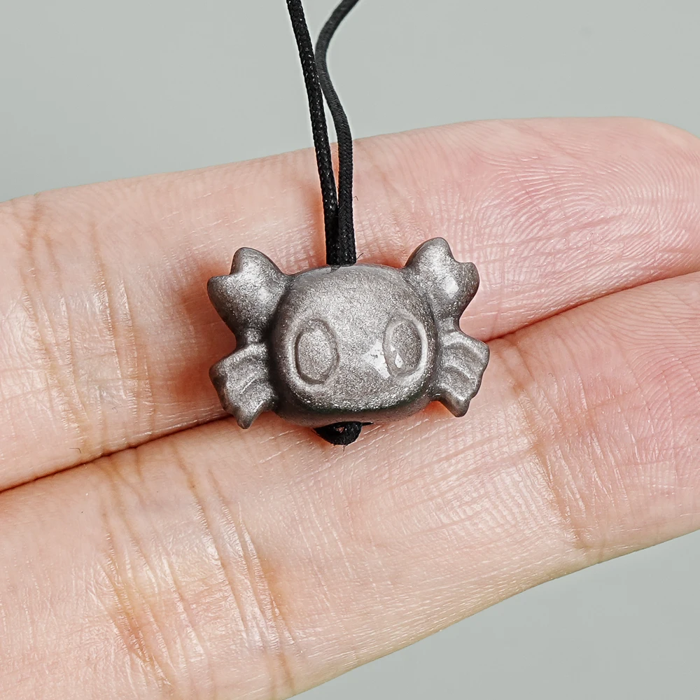 Silver Black Mini Crab Silver Obsidian Pendants 5Pcs 11x19MM Kawaii Sea Creature Charms for Summer Beach Jewelry Gift DIY Craft