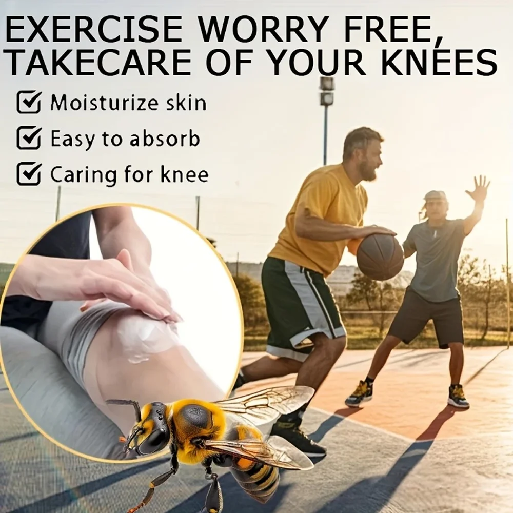 كريم المفاصل YUITIKUE Bee Venom 120 جرام - العناية الرياضية، تدفئة سريعة المفعول، يرطب وغير لزج، للركبتين/الأكتاف/المرفقين #3