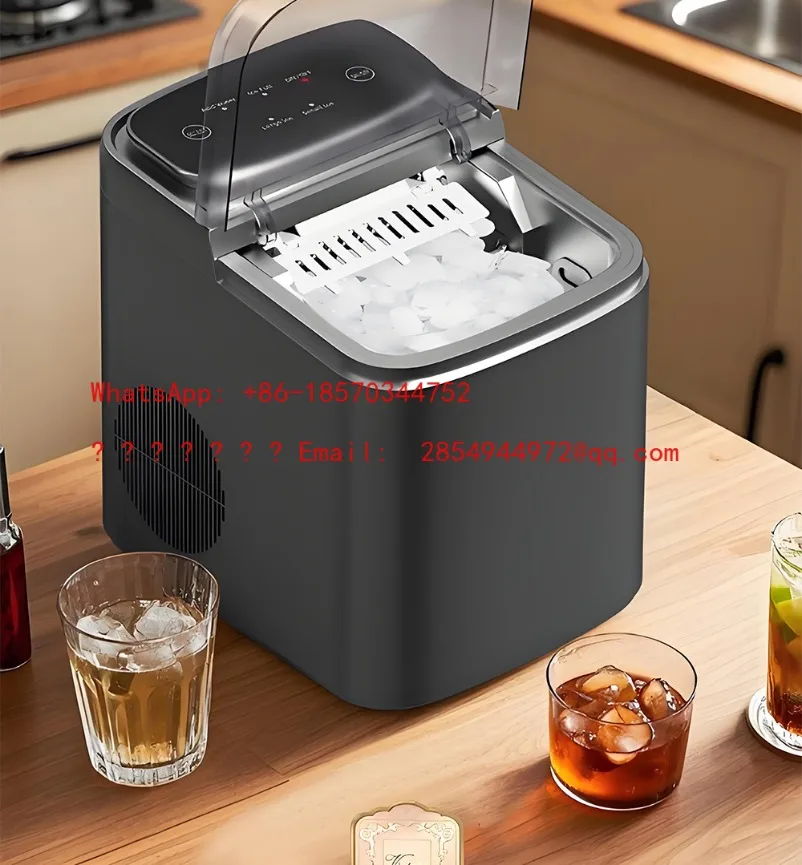 2026L   110V-220V Electric Ice Maker Portable Intelligent Fully Automatic Mini Ice Maker