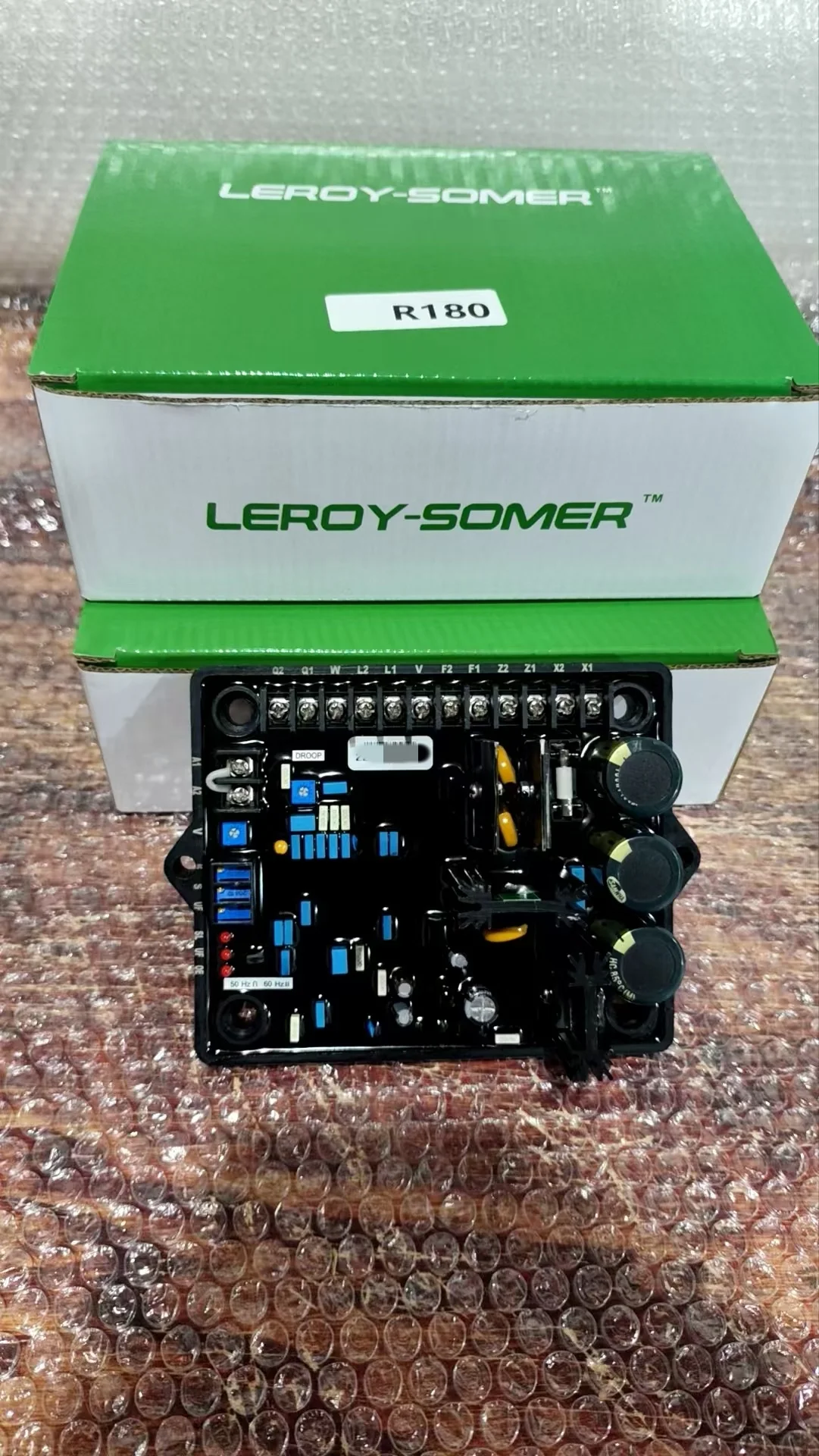 R180 AVR Nidec Original Leroy Smoer Brushless Diesel Generator Automatic Voltage Regulator (AVR)
