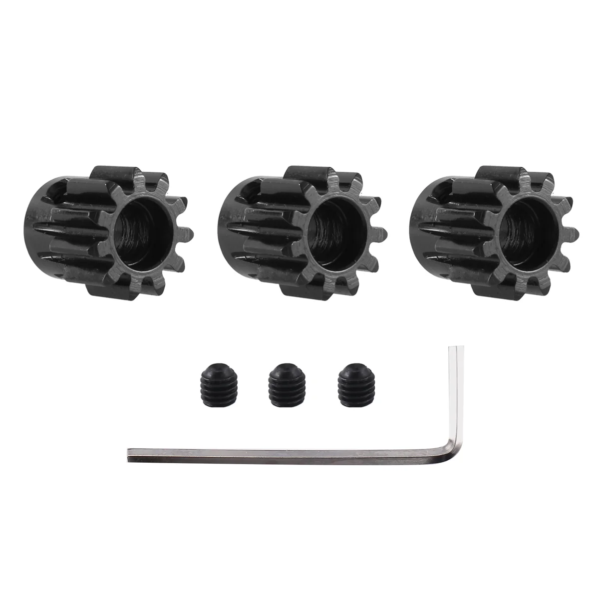 

Y34A Remote Control Car Gear M1.5 Module 8.0 Internal Hole Chrome Steel 11T Motor Gear Set Including M5 Machine Screw