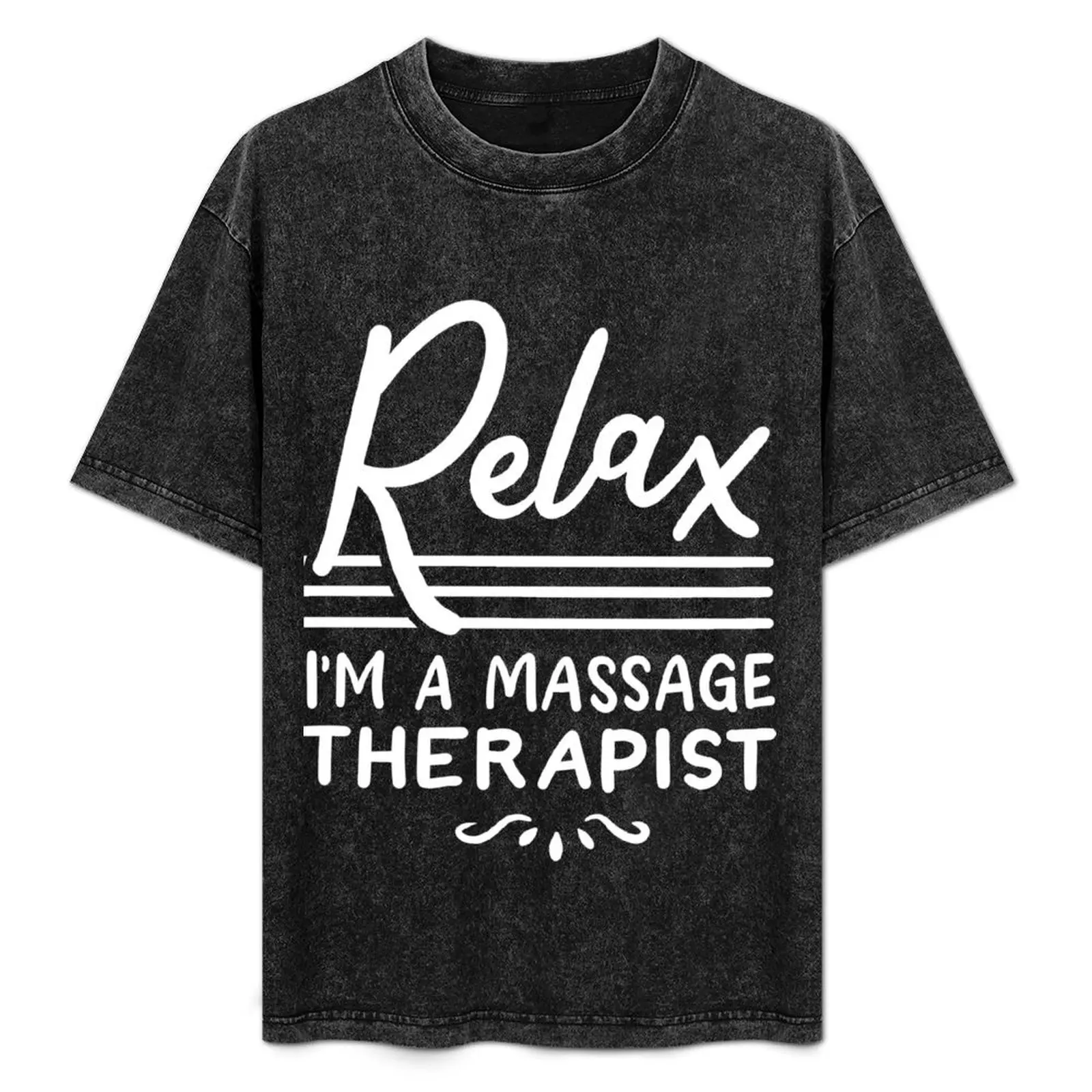 Massage Therapist Massage Therapy T-Shirt quick drying plus size tops men clothes