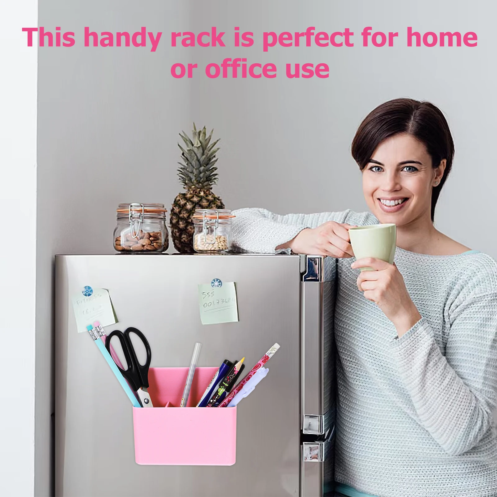 

2pcs Whiteboard Whiteboard Pen Holder Storage Box Pen Holder Marker Eraser Organizer Large White Pink Home Office Use