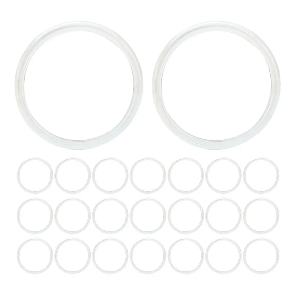 

40Pcs Transparent Disc Rings Plastic Planner Binding Discs Loose Leaf Notebook Book Discs Expansion Expansion Rings