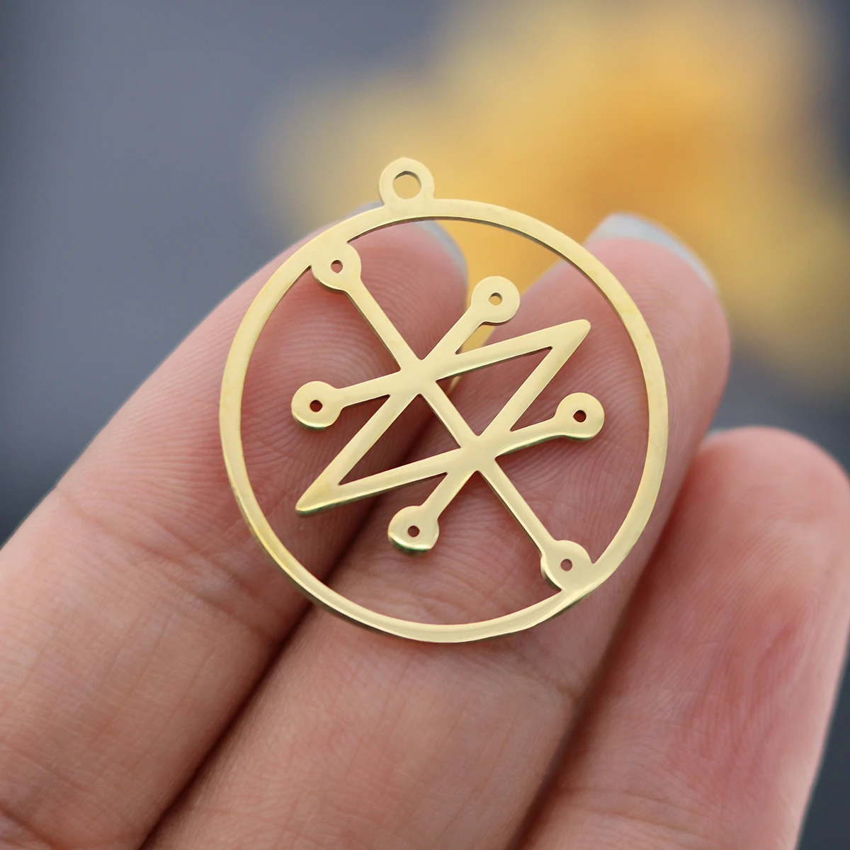 3 шт./лот ожерелье с подвеской в форме азазеля Sigil ожерелье из нержавеющей стали Очаровательное ожерелье с дьявольским символом знака ювелирные изделия Очаровательное украшение с демоном