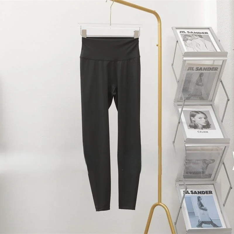 Pantaloni da yoga Natale Donna Ogni giorno Coulisse Addome Avvolgente Jacquard a contrasto Perfprmance Bottoming Feel Pilates Bowknot Bow