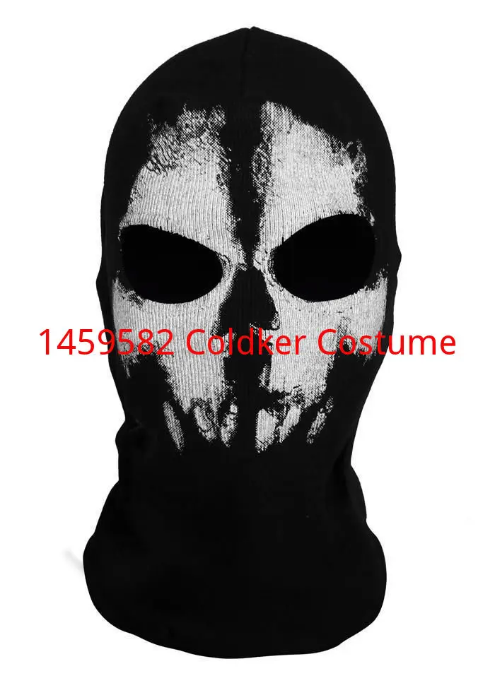 Original Balaclava Ghost Headgear Skull Paint ball Hat Army Motorcycle War Game Airsoft Military Tactical Full Face Mask