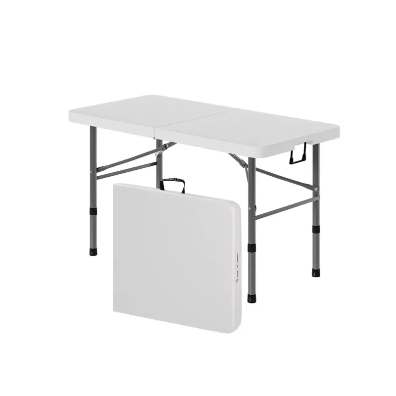 

Складной стол для улицы, портативный, для ночного рынка, простой прямоугольный обеденный стол для дома, стулья, стол для закусок