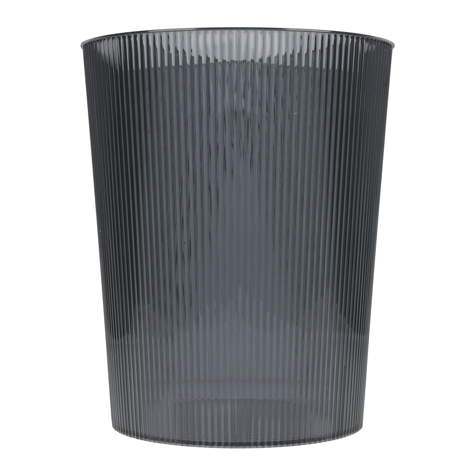 

Modern 10L Round Plastic Trash Can For Home Office Decorative Waste Container Transparent Flower Arrangement Bucket