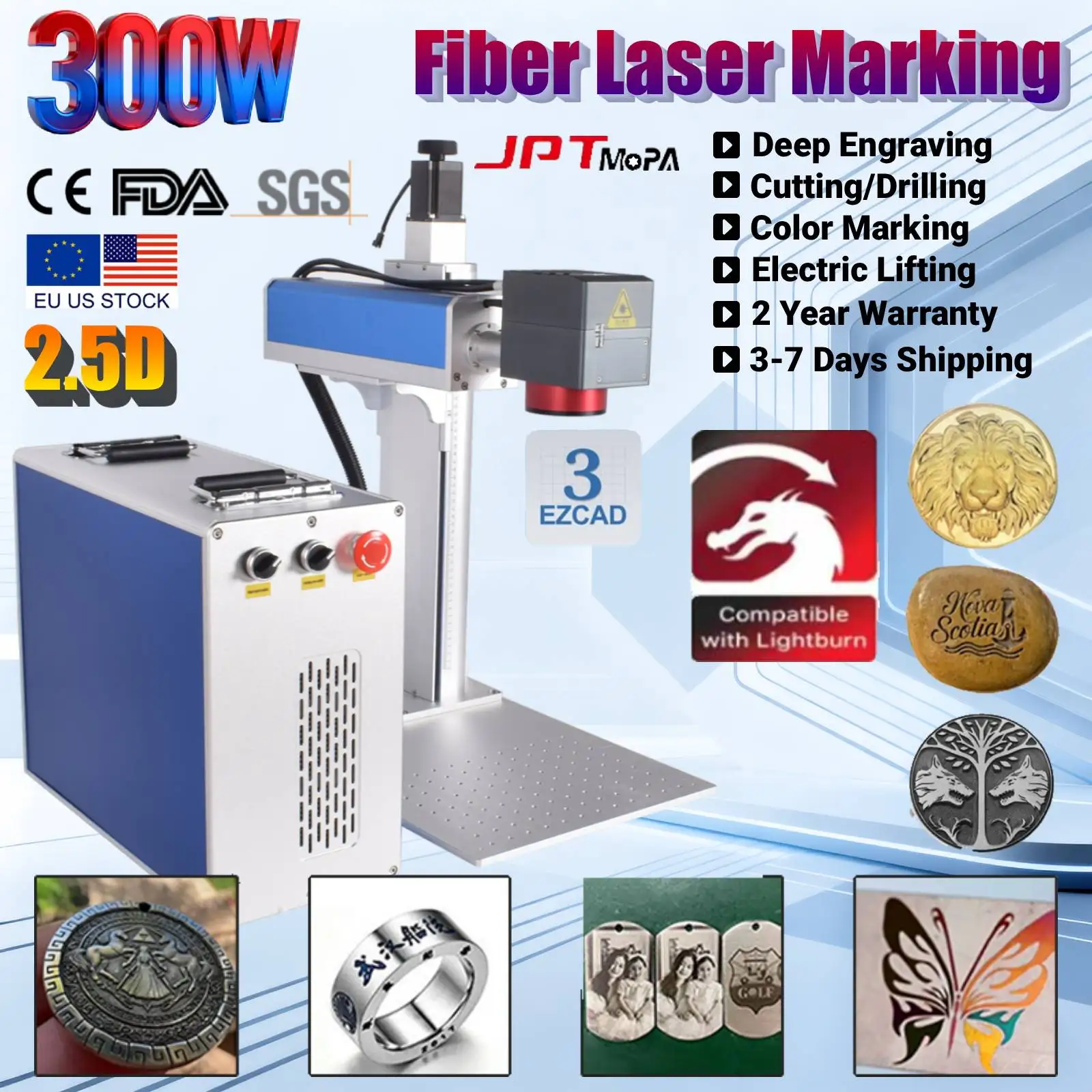 2.5D Jpt Mopa 300W … - image