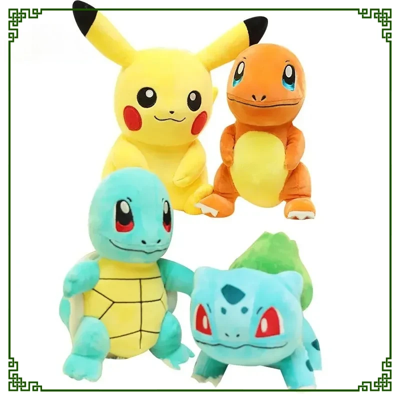 

2025 @ Pokemon плюшевая кукла Пикачу Kawaii Декор комнаты аниме игрушки хобби коллекции плюшевые игрушки подарок для детей