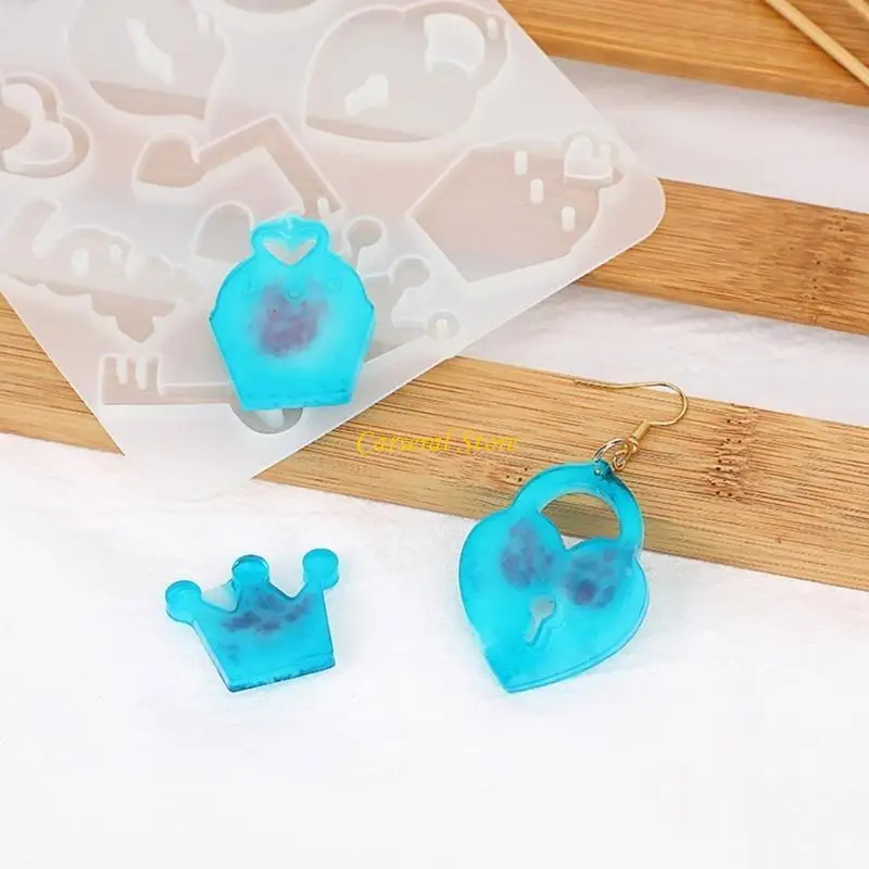 

M4yf смола серьги подвесные силиконовые формы