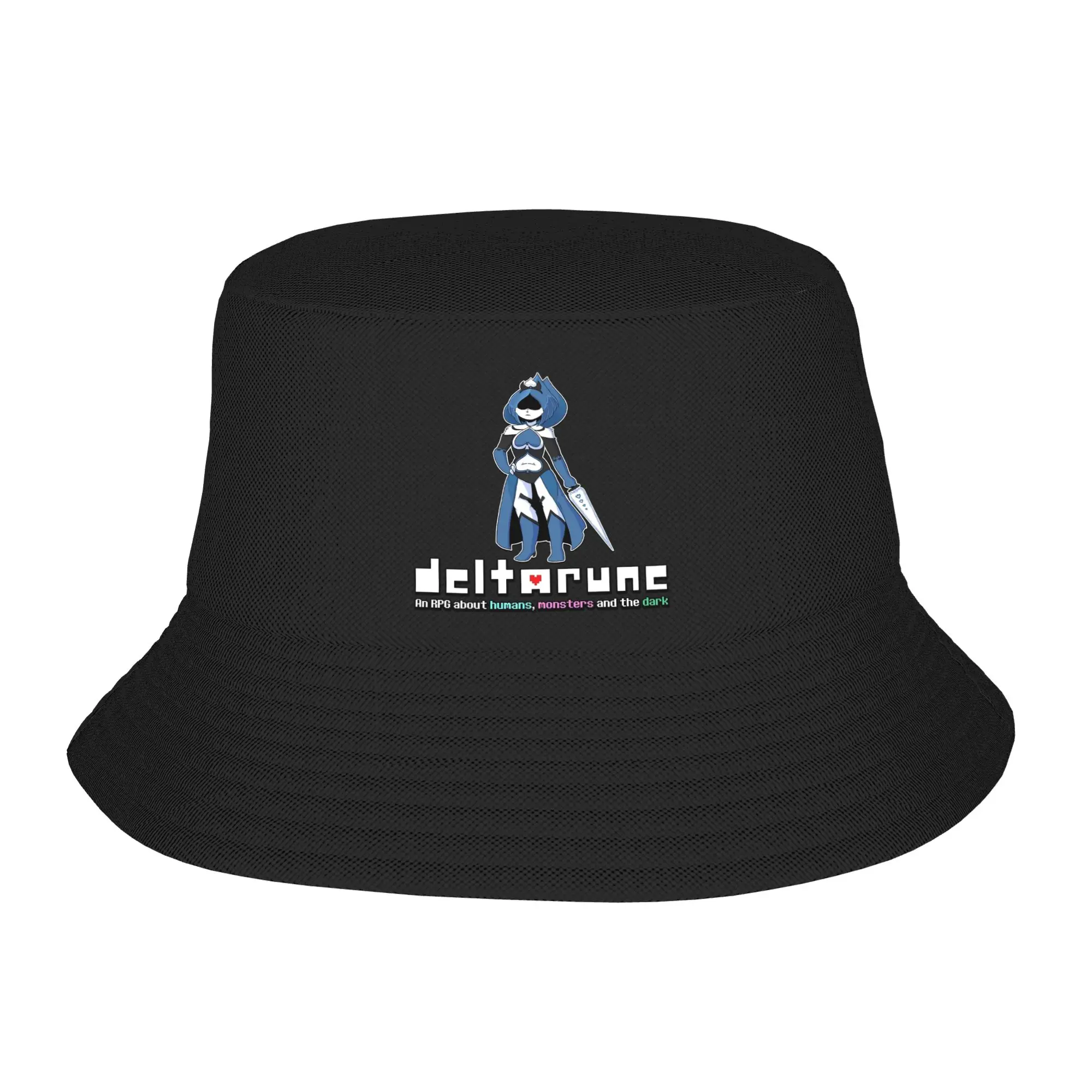 Woman Bucket Hats Deltarune Vocation Getaway Headwear Outdoor Fisherman Hat  Session Hats Dropshipping