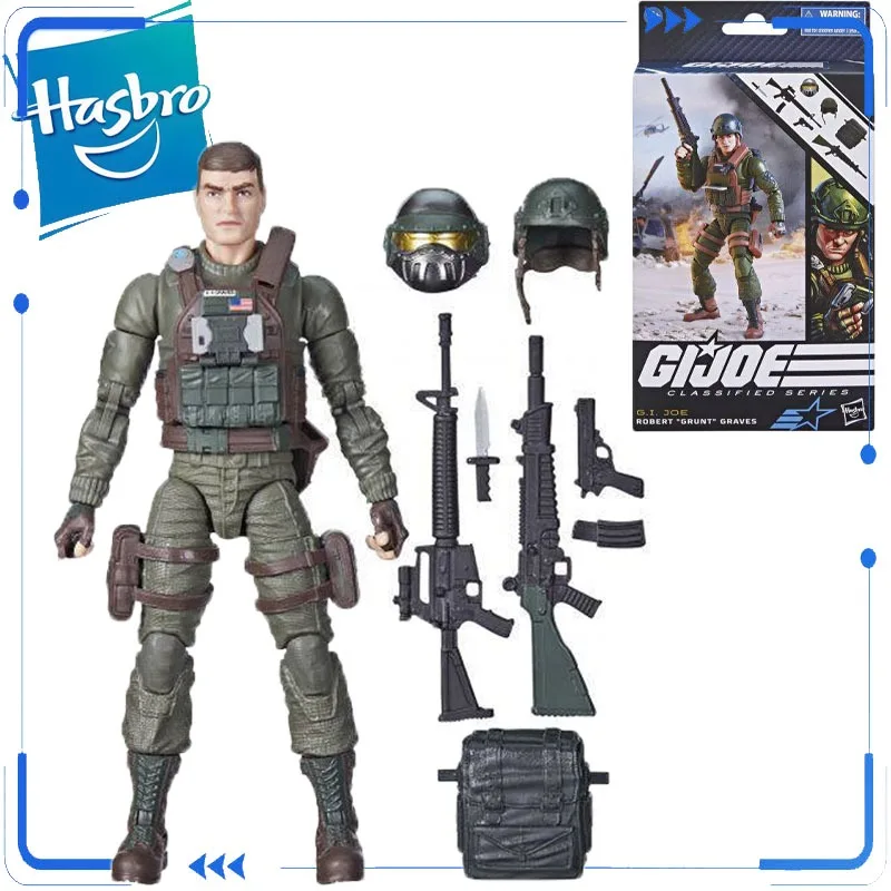 

Genuine Hasbro G.I. Joe Classified Series ROBERT GRUNT GRAVES Action Figure Toys for Boys Girls Gift Collectible Model