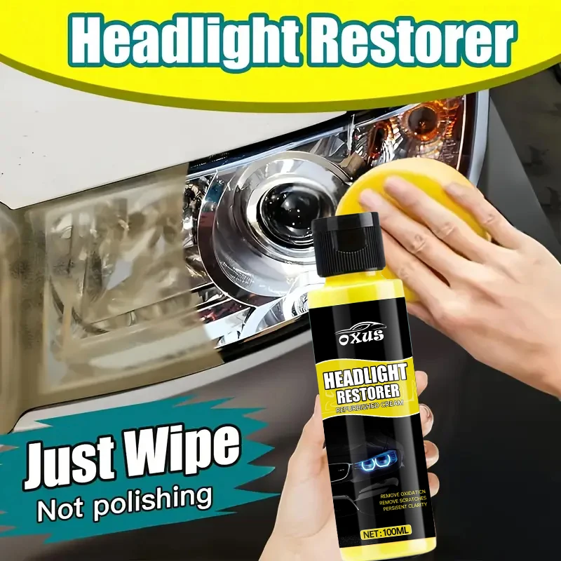 سيارة العلوي استعادة تلميع أطقم كشافات مزيل الخدش إصلاح تنظيف لصق إزالة الأكسدة المصباح البولندية السائل