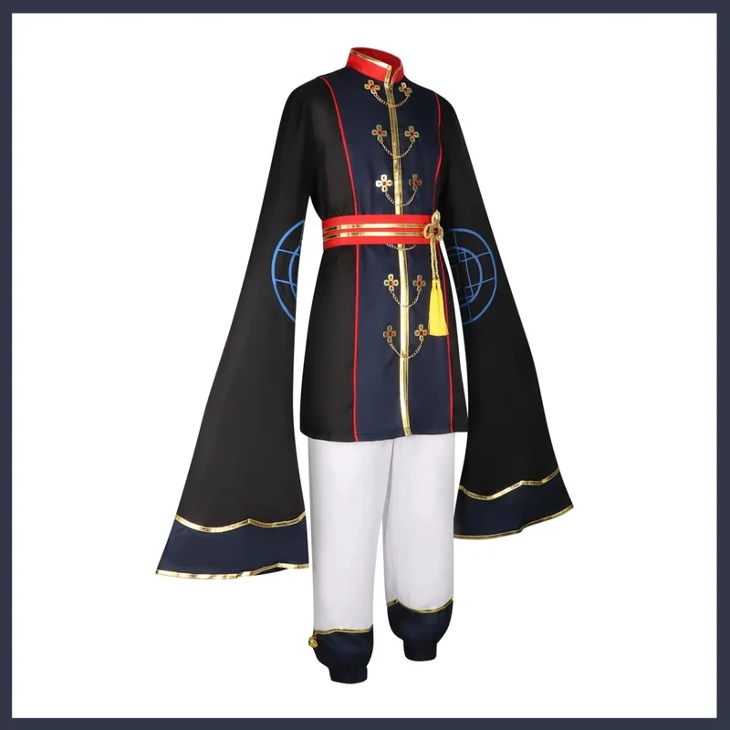 5;e,8\v,5/Anime Bungo Stray Dogs Nakajima Atsushi Cosplay Costume Ghost Zombie Uniform Robe Tops Hat Wig Man Hallowef,5'h\8/m'