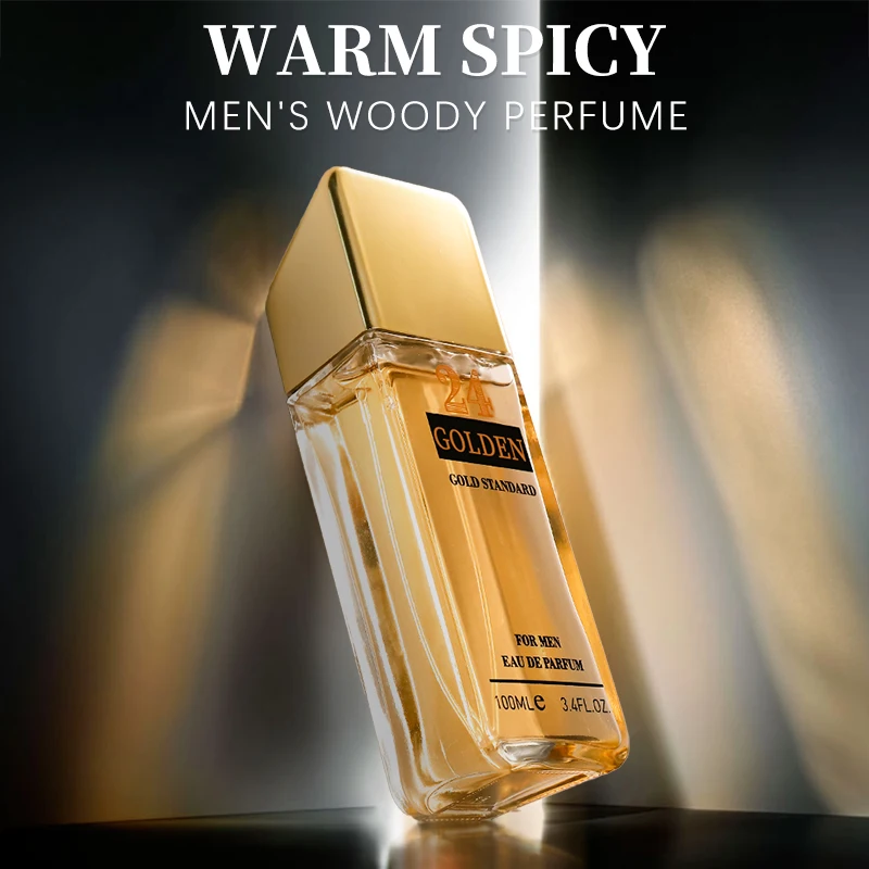 3.4 Fl Oz Men's Eau De Toilette Spray, With Amber & Cinnamon Long-Lasting Perfume, Perfect For Dating, Daily Life, Parties, Gift view 4