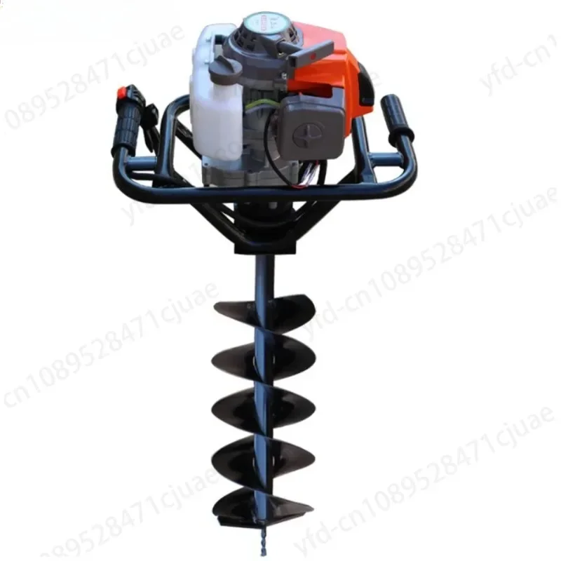 Digging Machine Single-person Agricultural Drilling Digging Machine 99CC Square Frame Two-stroke Gasoline Ground Drilling