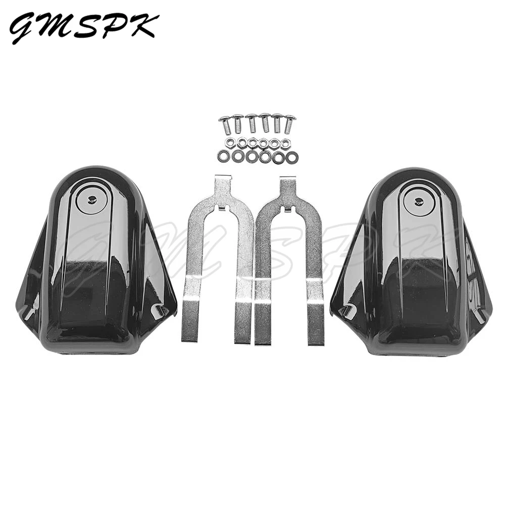 Chrome Black Motorcycle Bar Shield Rear Axle Covers Swingarm Cap Fit for Harley Softail Night Train FXSTB FLSTN FLSTC 2008-2020