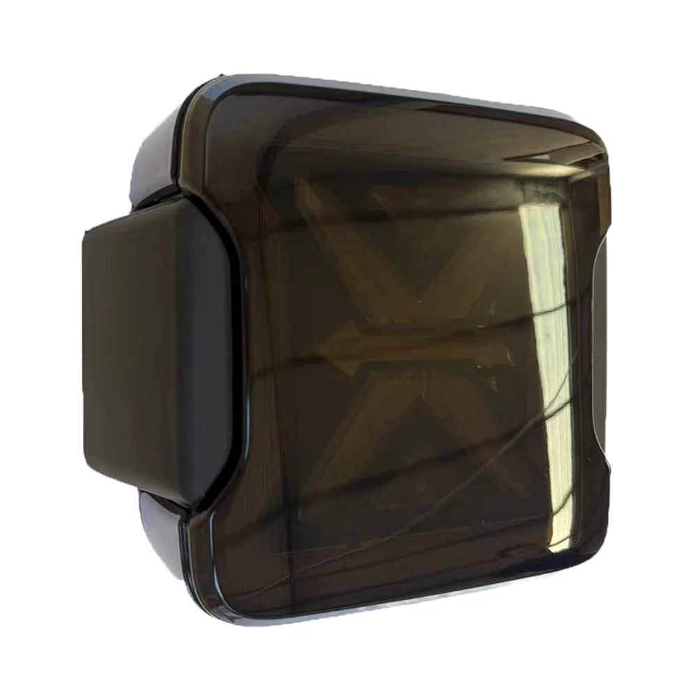 

Для Jeep Wrangler JL 2018-2019, красные/черные указатели поворота и стоп-сигналы, 12 В, материал ABS