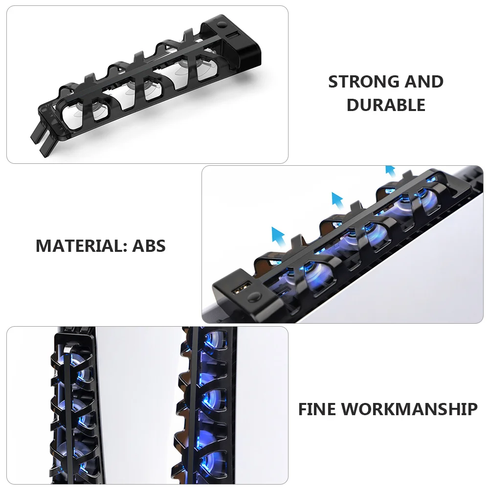 

Cooling Fan For Led Air Cooler Usb Powered Game Console Temperature Control High Dissipation System