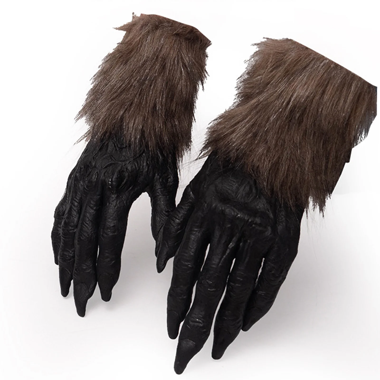 Mens Womens Horror Witch Vampire Devil Wolf Gloves for Halloween Cosplay Dress up Role Play Festival Party Costume Props Favors