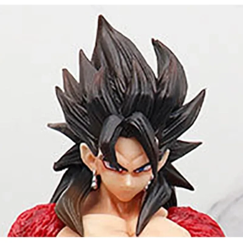 30cm Bandai Dragon Ball Z Action Figure Super Four Goku Saiyan Vegett Battle Damage Comic Anime Figures Doll PVC Model Kids Toys