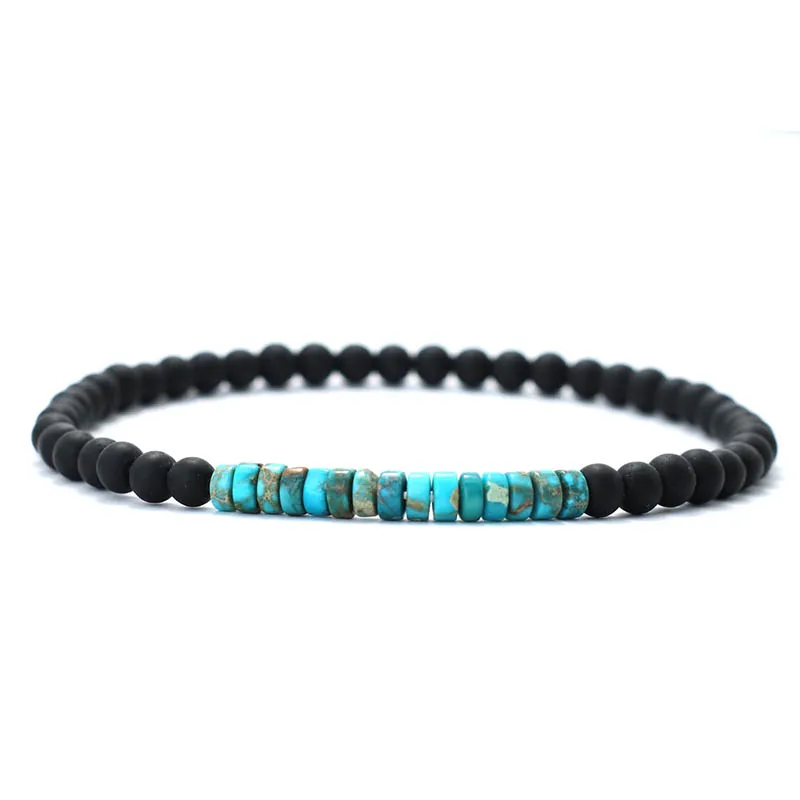 Neues minimalistisches 4mm Perlenarmband Unisex Kaiser Onyx Kleines Steinarmband Meditation Yoga Strang Armband Paar Brazalete Pulsera – Detail 11