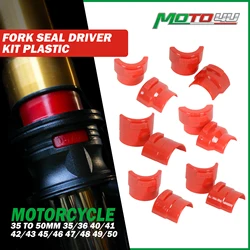 Universal Motocross MX Motor Bike Motorcycle Fork Seal Driver Kit Plastic - Fits 40 To 50mm 40/41 42/43 45/46 47/48 49/50