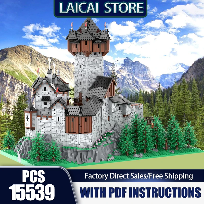 Medieval Castles Modular City Building Model Moc Austrian Model BricksTechnology Modular Blocks Gifts Christmas Toys DIY Sets