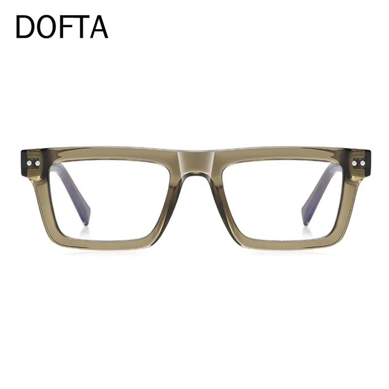 

DOFTA Retro Square Eyeglasses Myopia Optical Eyewear Ultralight Prescription Glasses Frame Men New Male Computer Glasses 50009
