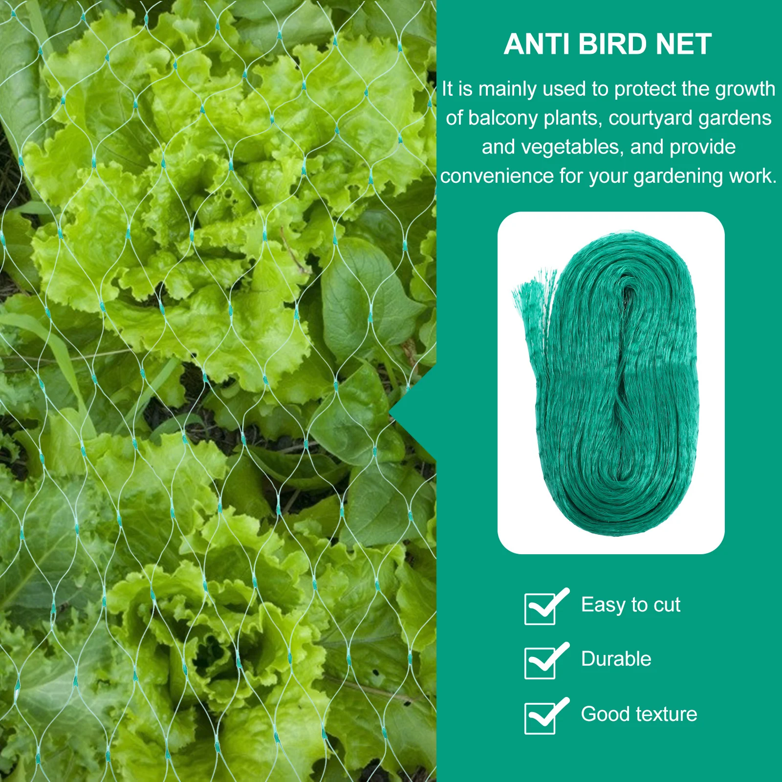 

Anti Bird Net Garden Trellis Netting Fruits Fencing Mesh Protection Protecting Plant Against