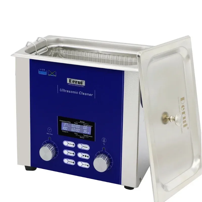 Ultrasonic Gold Cleaner 3L Stainless Steel Heated with LCD Display for Glass Jewelry or PCB Sonic Cleaner