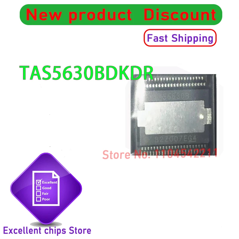 

5PCS/LOT 100% New TAS5630BDKDR TAS5630B TAS5630 HSSOP44 Chipset