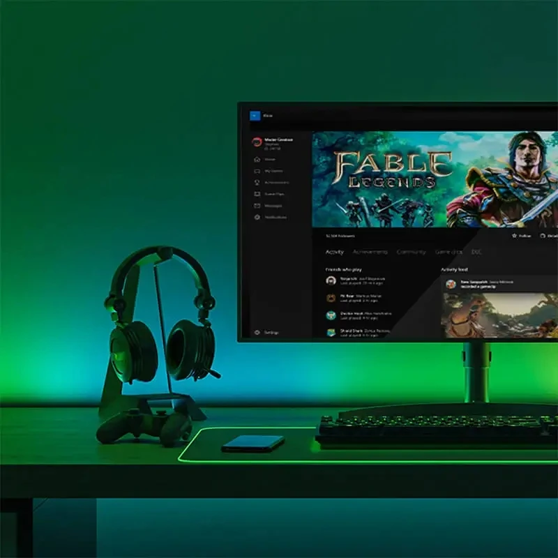 (الإصدار العالمي) وصلة Yeelight Lightstrip PRO LED Ambilight Strip RGB WiFi لأجهزة Apple Homekit Mi home Alexa Google YLDD005 #5