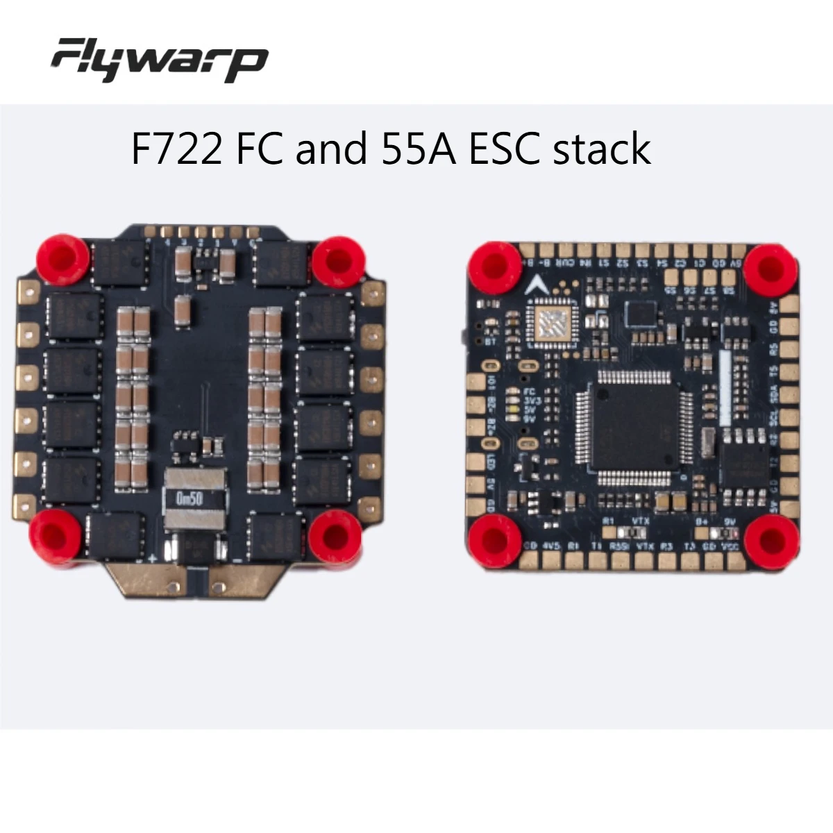 

FlyWarp F722 55A/65A 4 в 1 ESC ICM42688P Гироскоп 6 UART 30,5*30,5 мм 6-8S FPV Дрон для фристайла