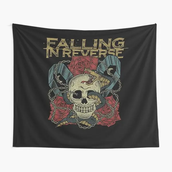 Falling In Reverse Official Merchandis  Tapestry Printed Yoga Wall Travel Colored Bedspread Mat Blanket Decor Hanging Towel